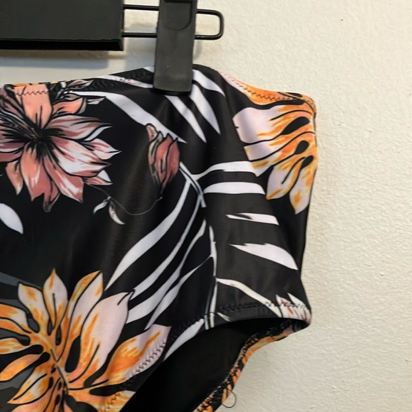 Floral High-Waisted Bikini Bottom - Picture 2 of 4